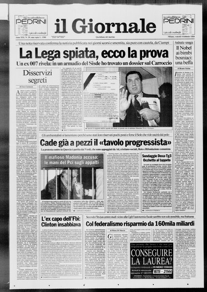 Il giornale : quotidiano del mattino